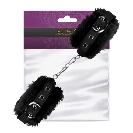 Plush Handcuff Acaso (ST194) - Black