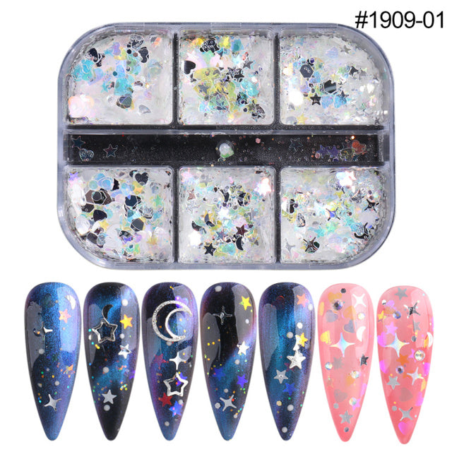 Glitter Box Kit with 6 Different Units