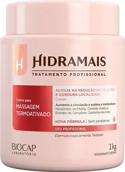 Creme Termoativado Lipotérmico Hidramais - 1Kg