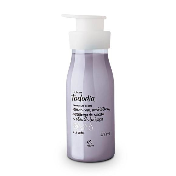 Body Cream Cotton 400ml Tododia - Natura