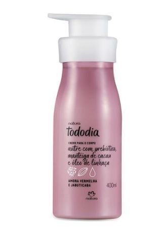 Body Cream Red Mulberry and Jabuticaba 400ml Tododia - Natura