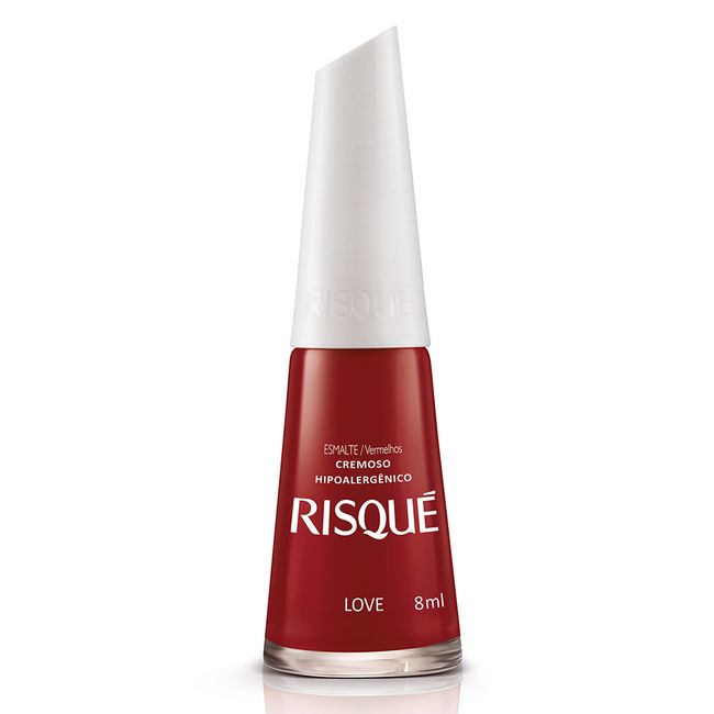 Nail Polish Risqué Vermelho Cremoso Love 8ml