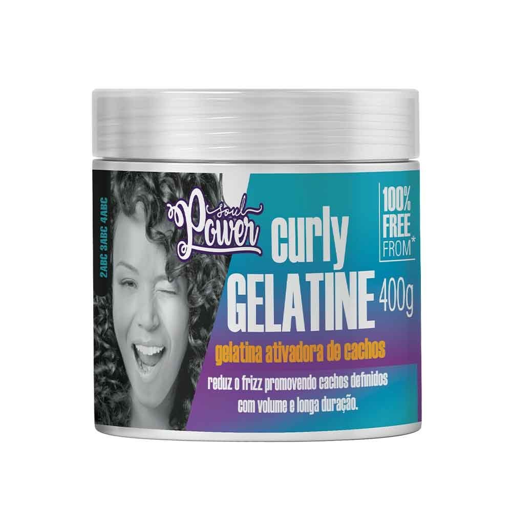 Soul Power Todos os tipos de curvatura - Curl Activating Gelatin 400g
