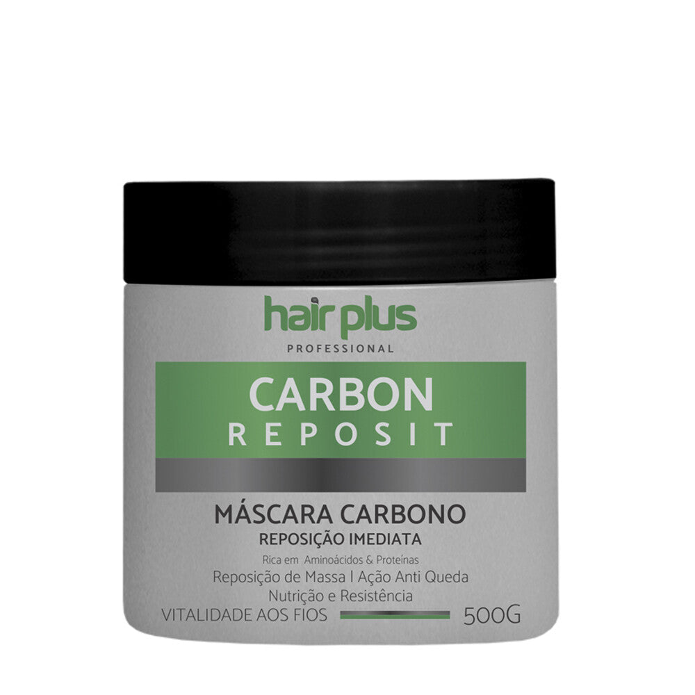 Hair Plus Máscara de Carbono 500g