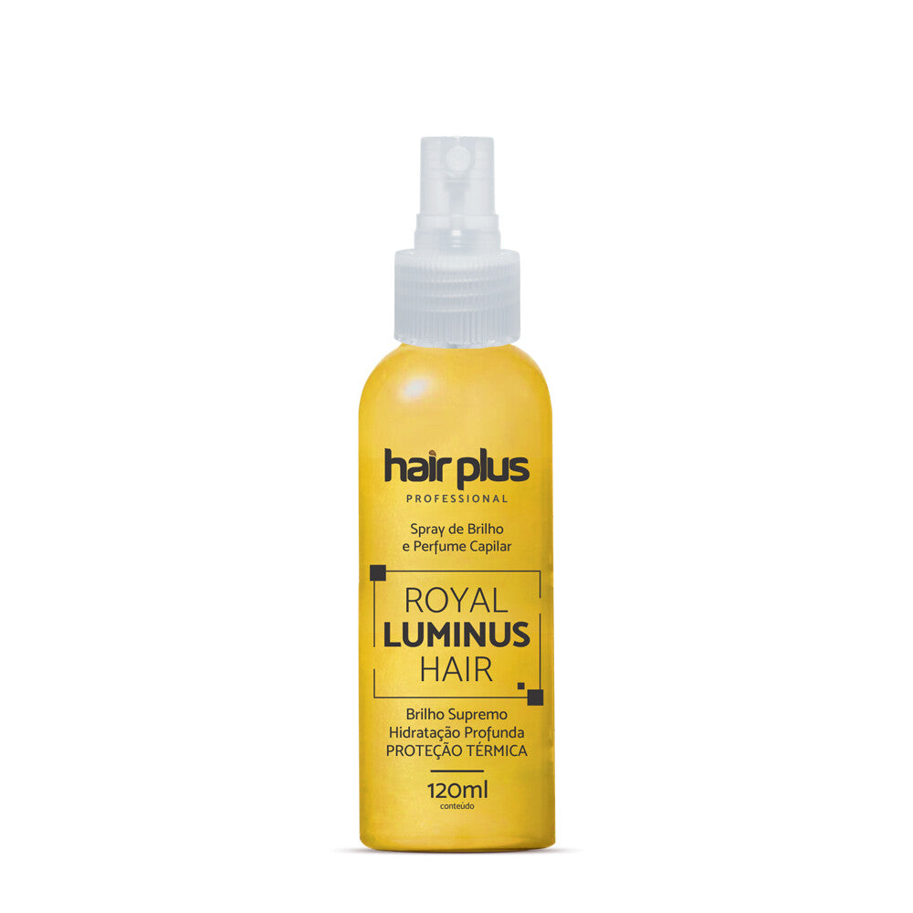 Hair Plus Spray de Brilho e Perfume Capilar Royal Luminus 120ml