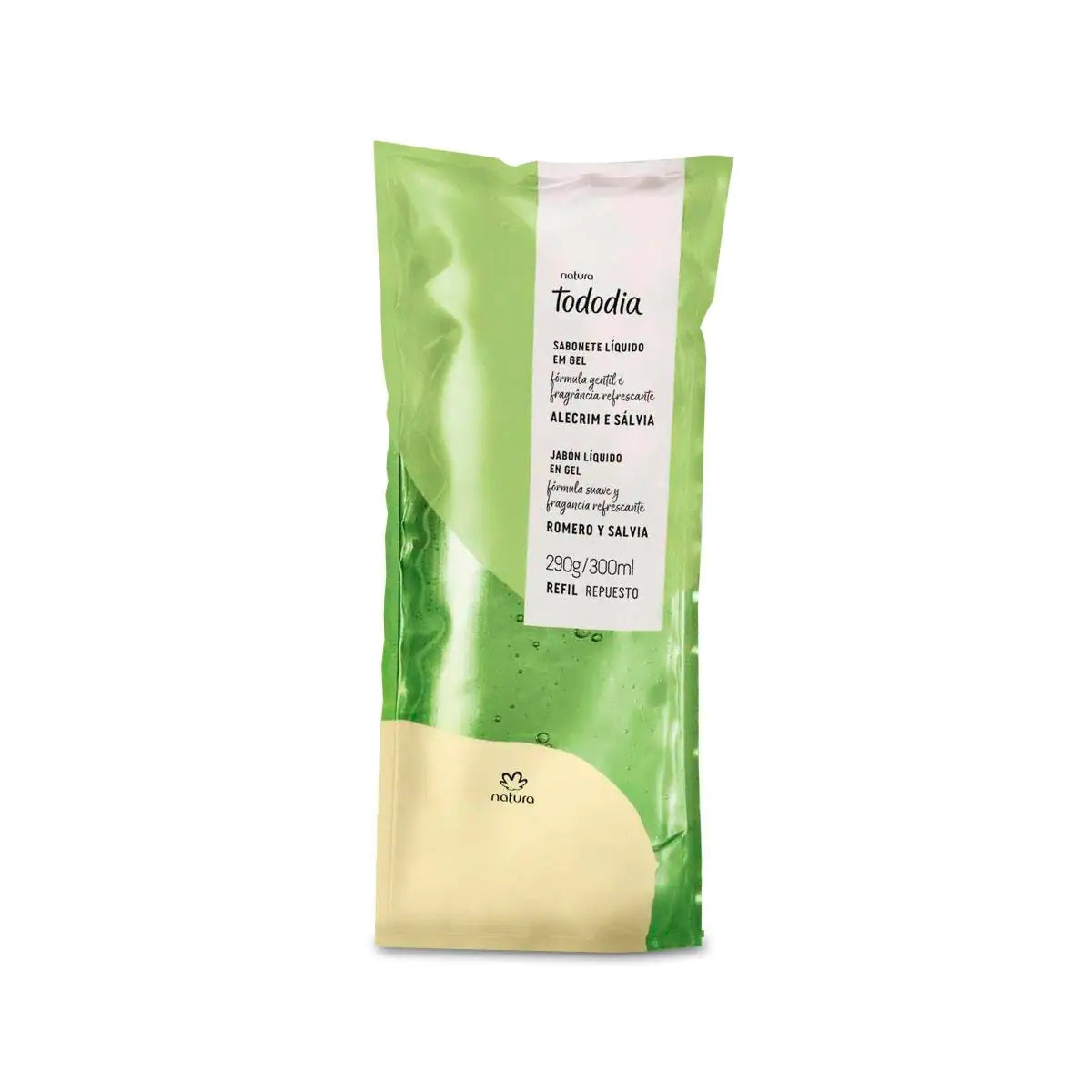 Alecrim e Sálvia Liquid Gel Soap Refill 300ml