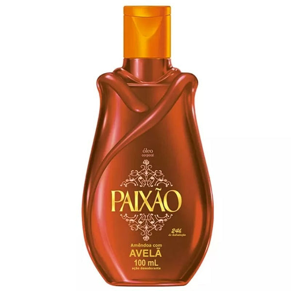 ÓLEO CORPORAL DE AMÊNDOA PAIXÃO COM AVELÃ 100ML