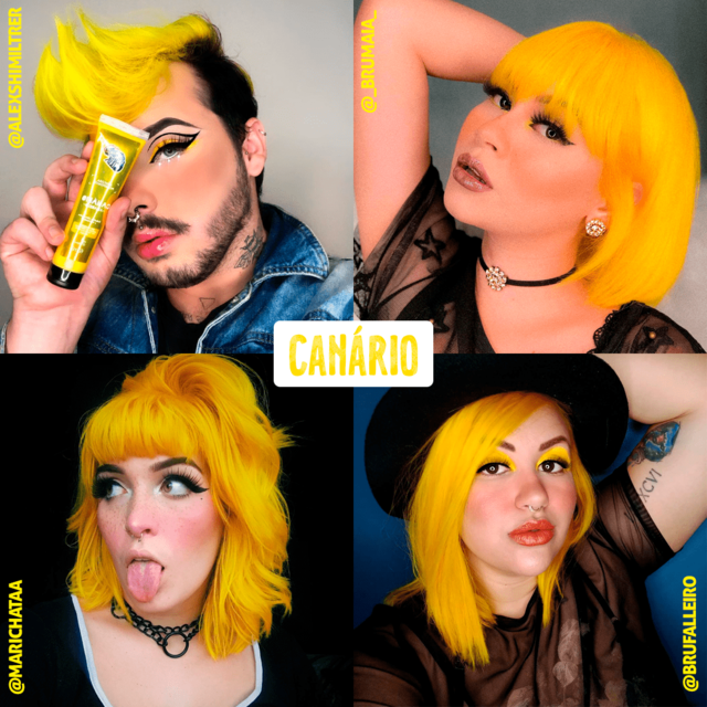 Kamaleão Color Pigmenting Mask Canário - 100ml