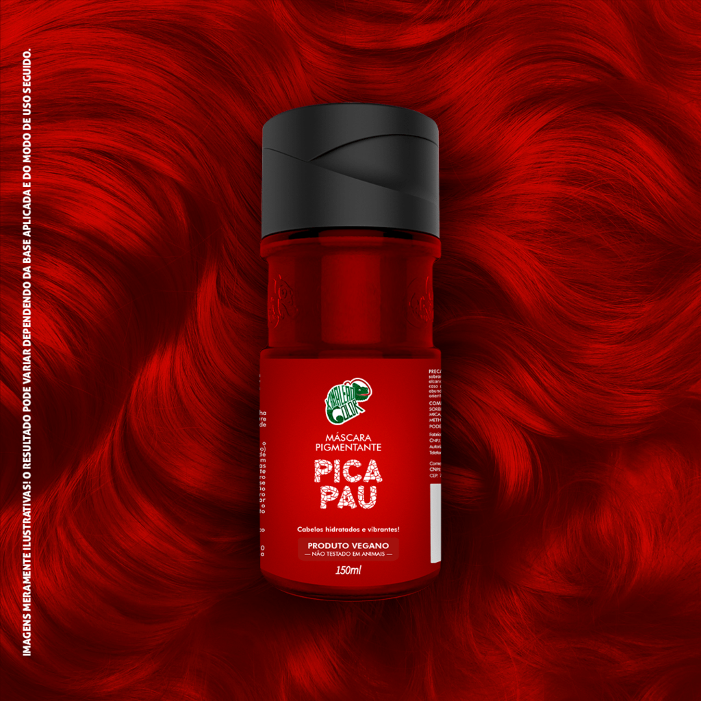 Kamaleão Color Pigmenting Mask Pica Pau - 150ml