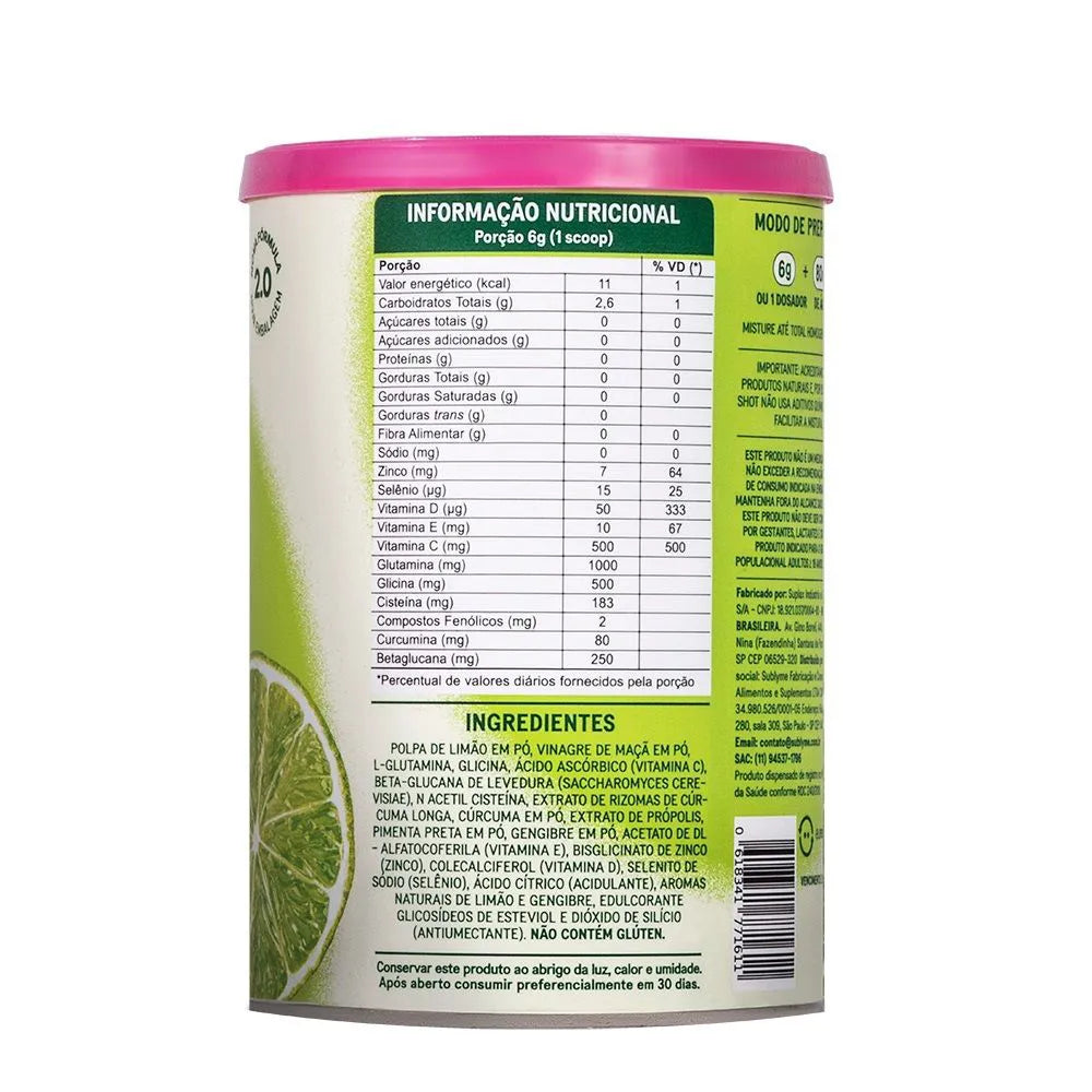 Morning Shot 2.0 Limão - Sublyme