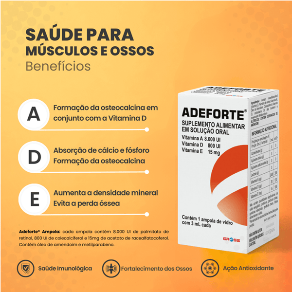 Adeforte oral solution ampoule 3ml