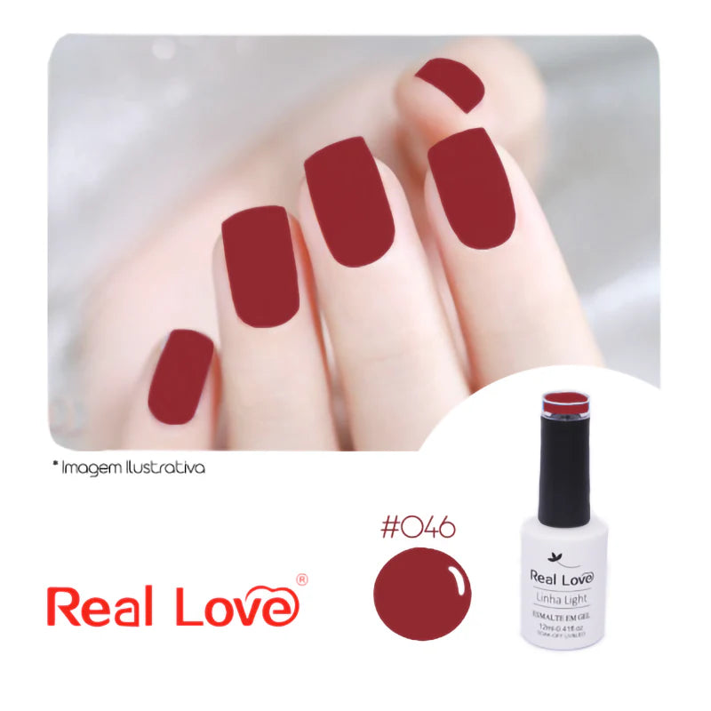 Esmalte em Gel - Linha Light - 12ml - Real Love