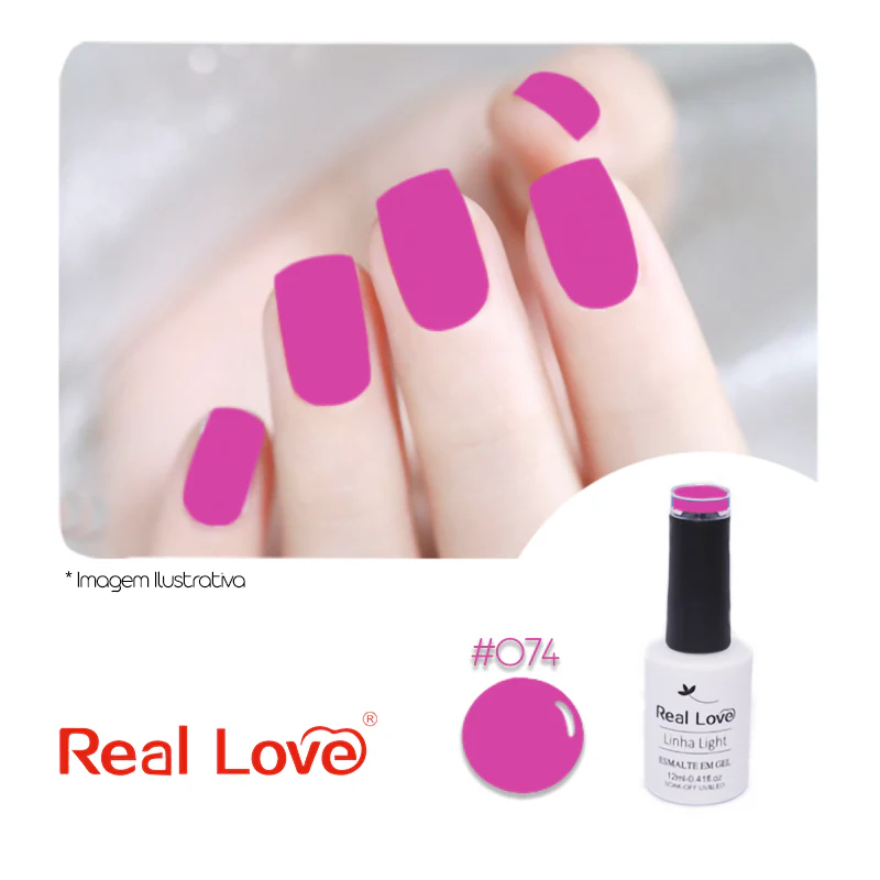 Esmalte em Gel - Linha Light - 12ml - Real Love