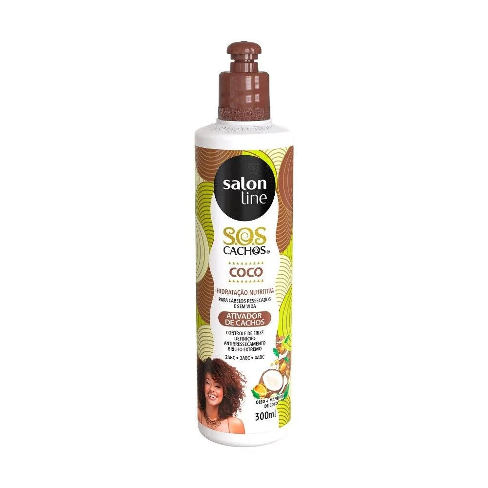 Ativador de Cachos SOS Cachos Coco Tratamento Profundo 300ml
