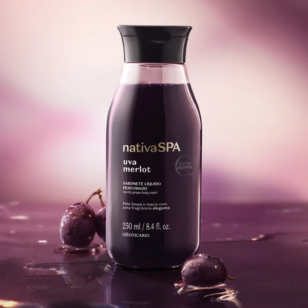 Sabonete Líquido Perfumado Nativa Spa Uva Merlot - 250ml