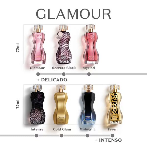 Glamour Secrets Black Intense Deodorant Cologne 75ml