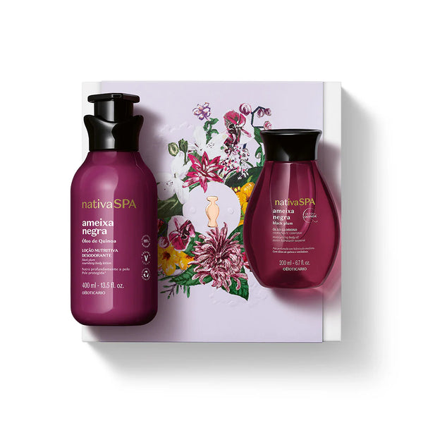 Nativa Spa Gift Set  Black Plum