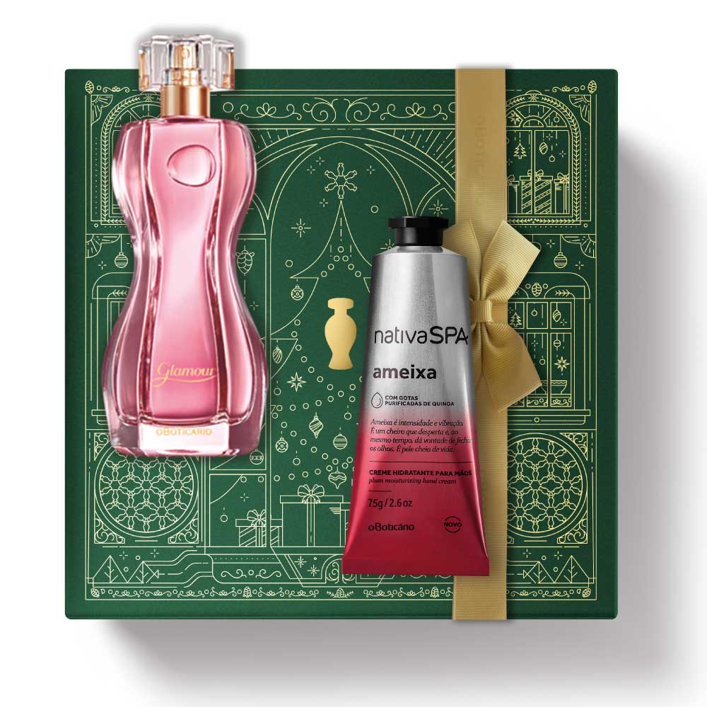 Glamour Perfume + Plum Christmas Kit