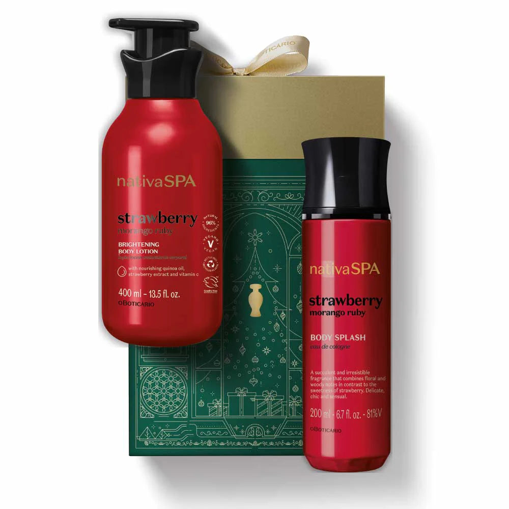 Nativa SPA Splash Ruby Strawberry Christmas Gift Set
