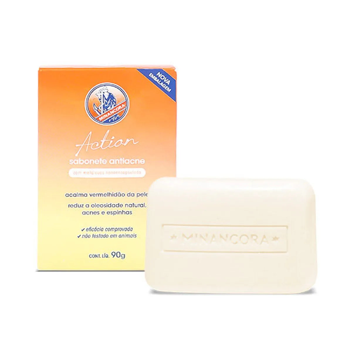 Minancora Action Anti-Acne Facial Bar Soap 90g