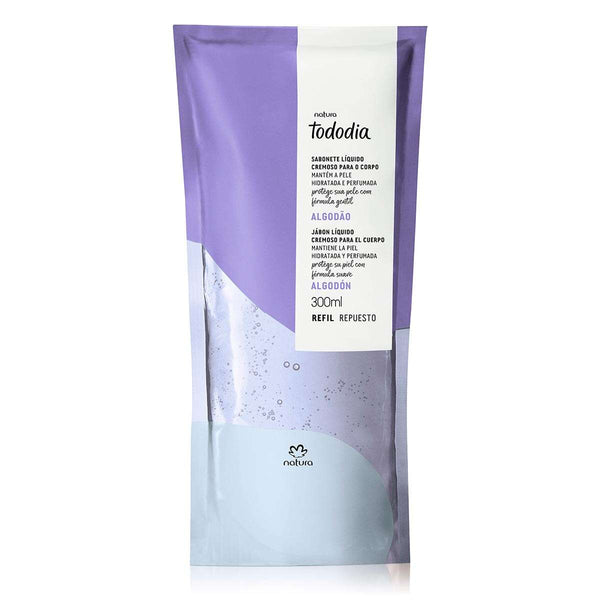 Tododia Algodão Creamy Liquid Body Soap Refill - 300ml