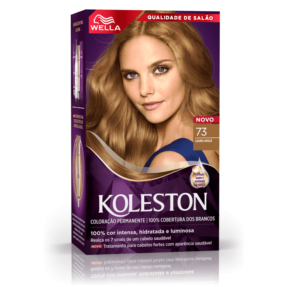 Kit Tintura Koleston Wella - Vários Tons: Castanho, Loiro, Ruivo e Preto