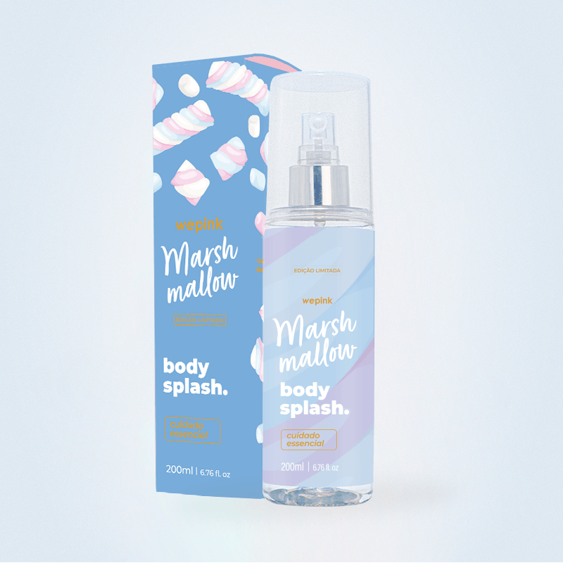 Body Splash Marshmallow Desodorante Colônia 200ml - Wepink