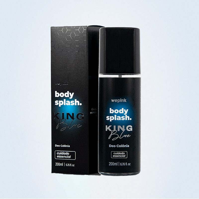 Body Splash King Blue Desodorante Colônia Wepink - 200ml