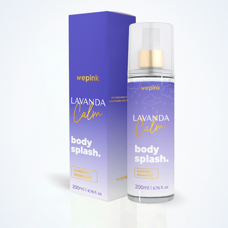 Body Splash Lavanda Calm Desodorante Colônia 200ml - Wepink