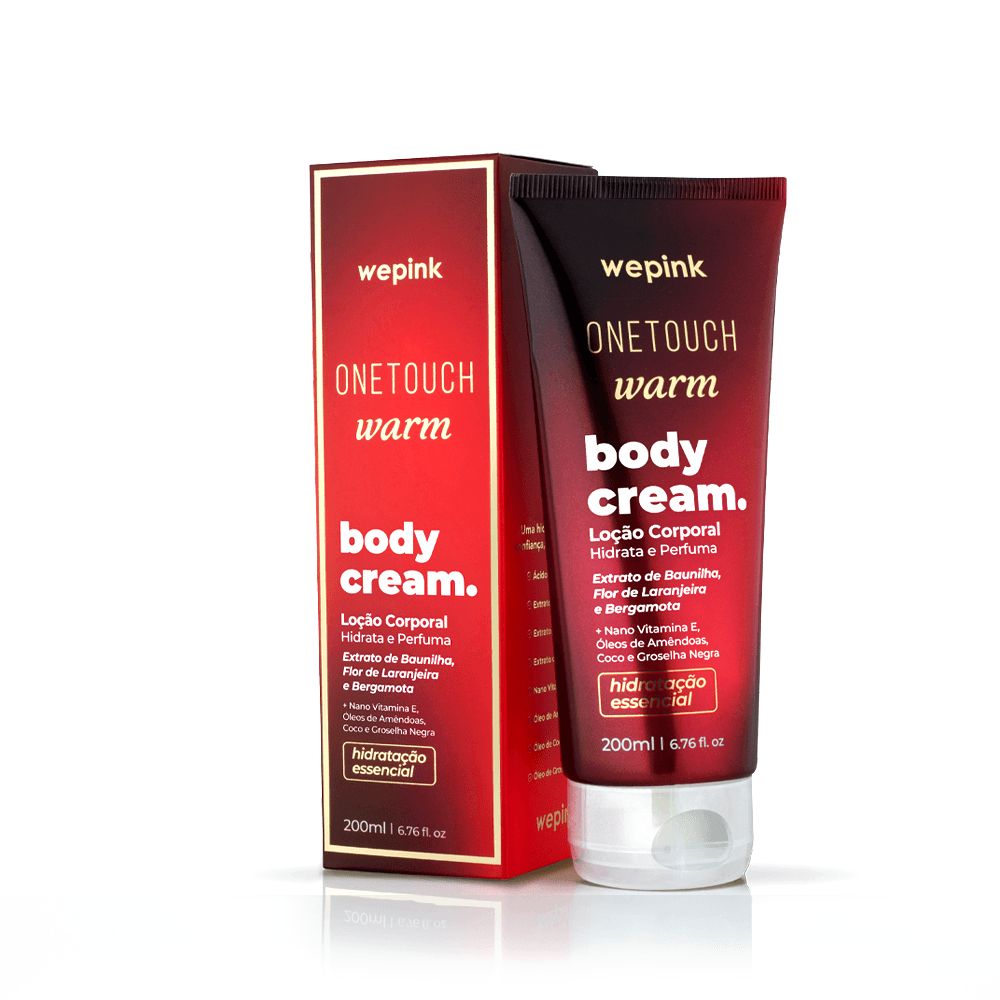 Body Cream One Touch Warm Desodorante Hidratante Wepink - 200ml