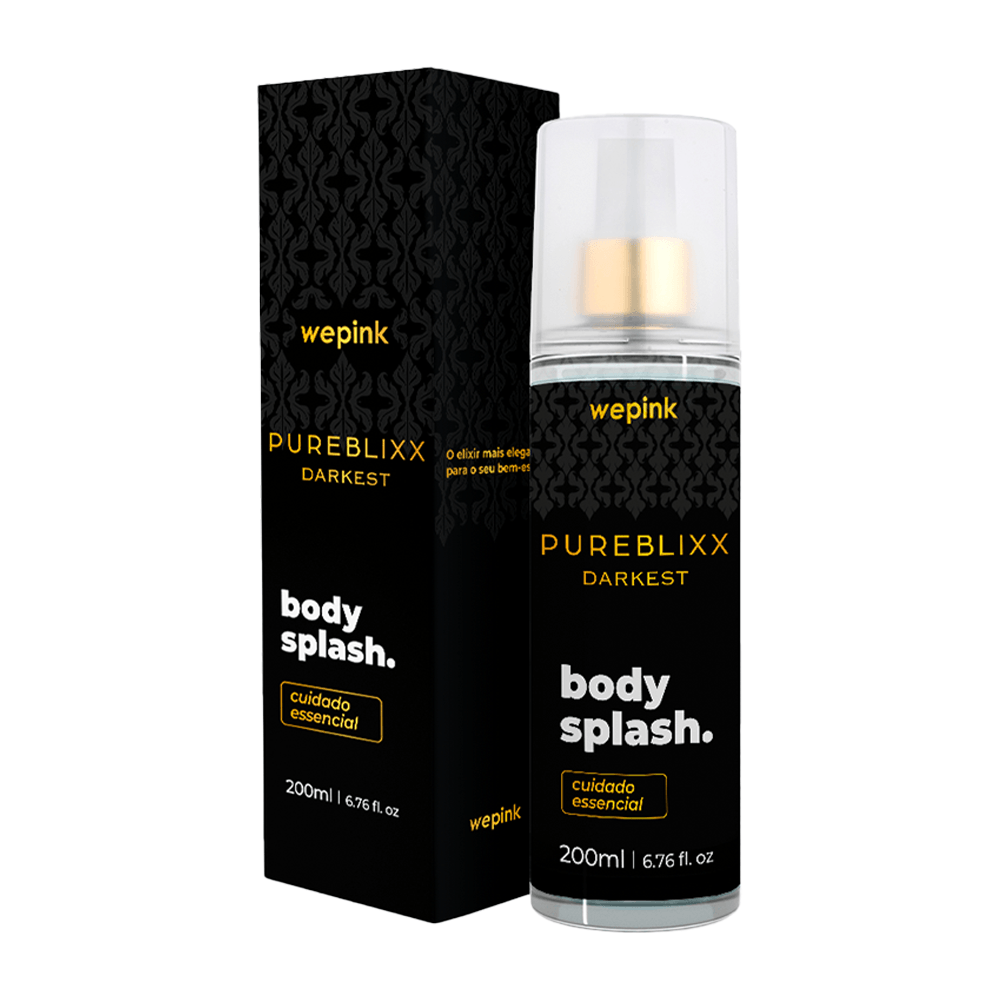 Body Splash Pureblixx Darkest Desodorante Colônia 200ml - Wepink