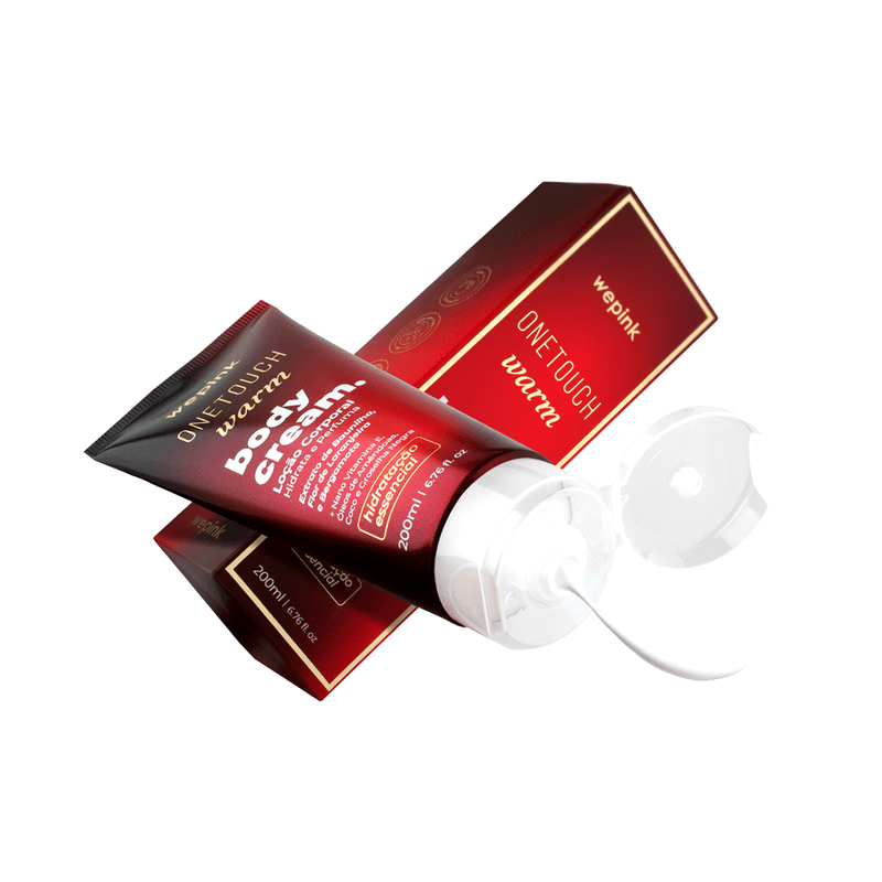 Body Cream One Touch Warm Desodorante Hidratante Wepink - 200ml