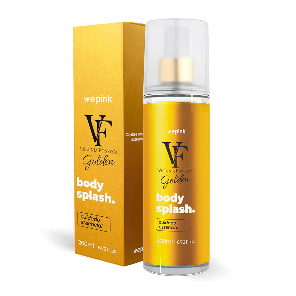 Body Splash VF Golden Desodorante Colônia Wepink - 200ml