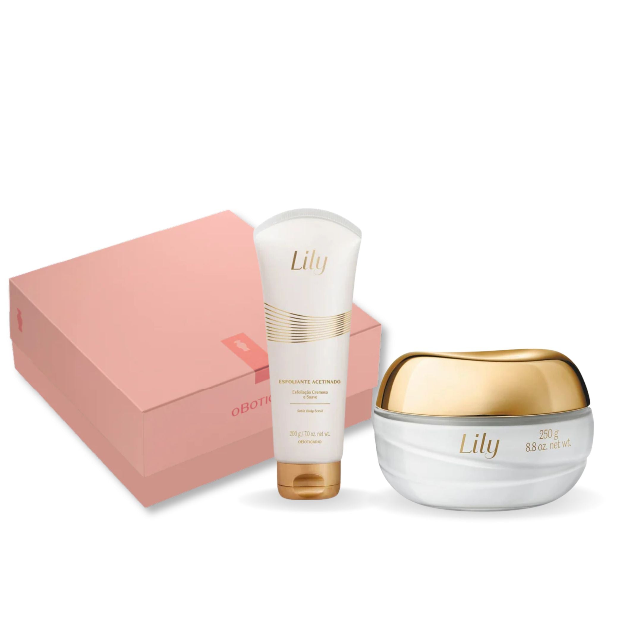 Lily Satin Kit – Body Scrub + Lily Satin Cream
