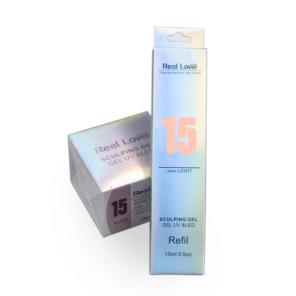 Kit Especial Gel de Alongamento para Unhas - Linha Light -15ml + Refil 15ml