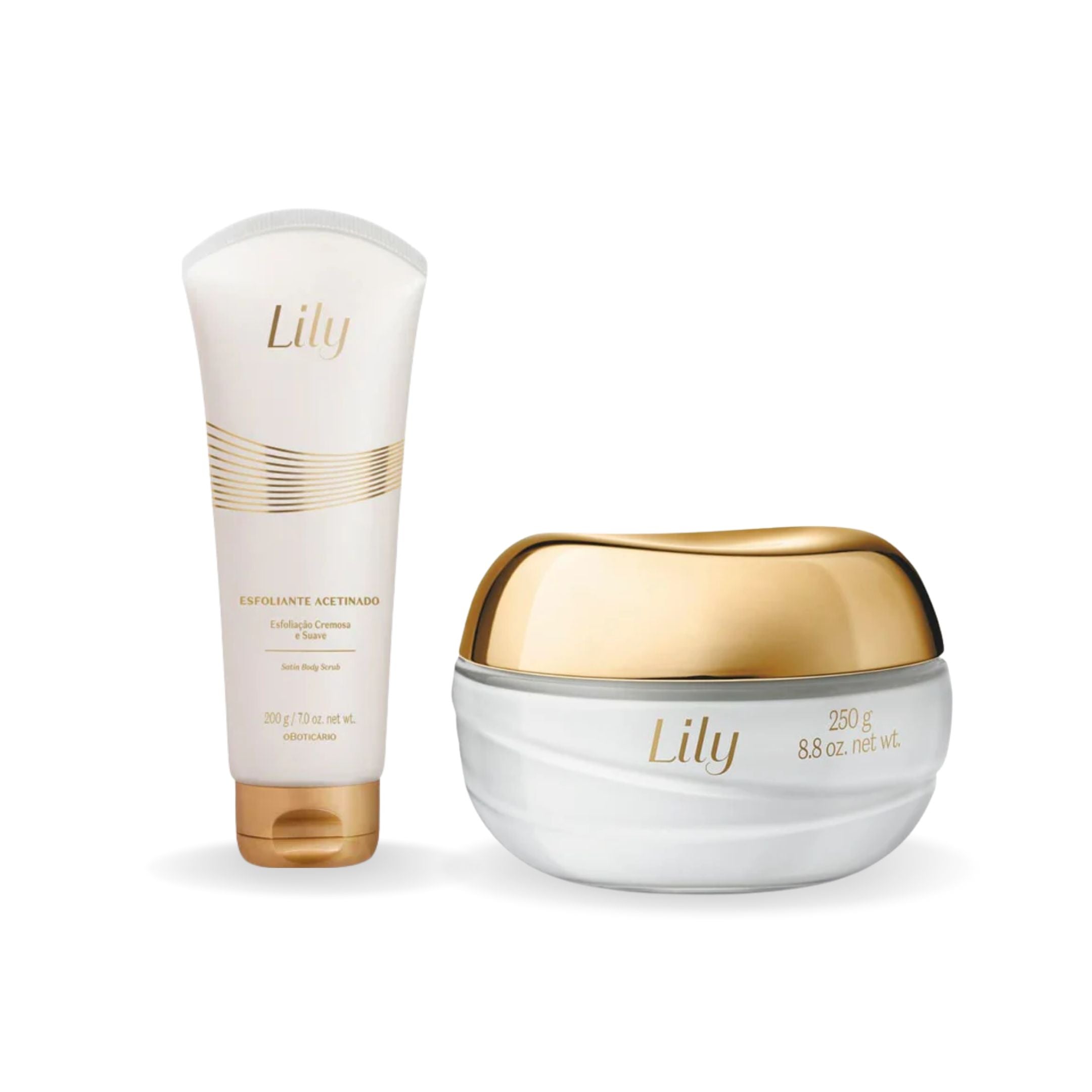 Lily Satin Kit – Body Scrub + Lily Satin Cream