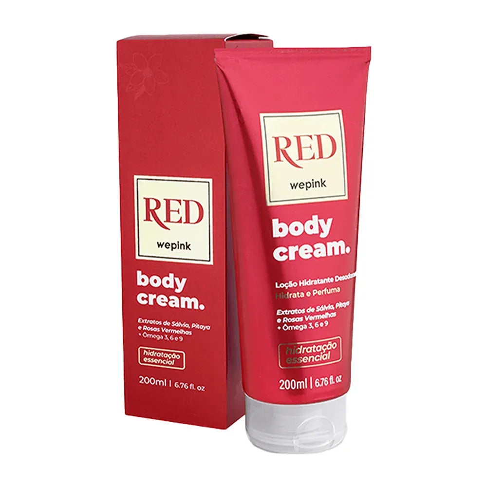 Body Cream Red Deodorant Moisturizer 200ml - Wepink