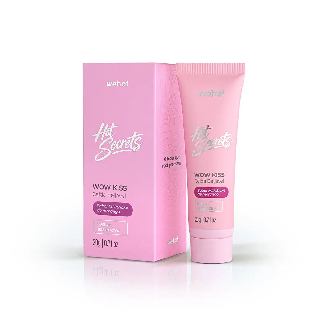 Kissable Strawberry Milkshake Syrup 20g - Wepink Wehot
