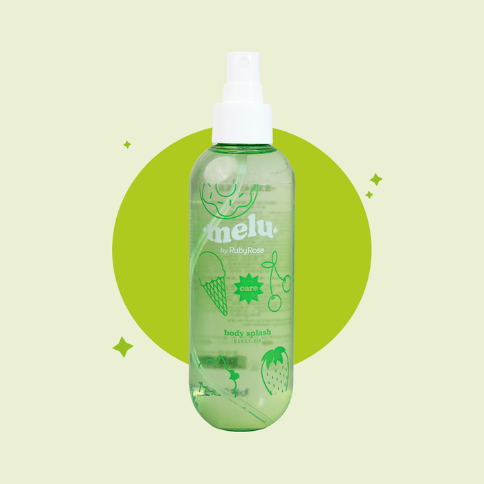 Body Splash Melu Berry Pie Rubyrose - 220ml