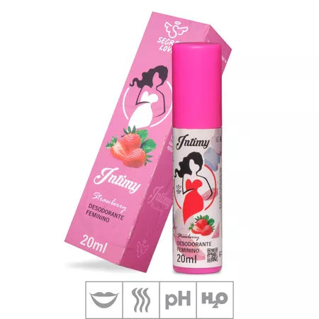 Intimy Kissable Deodorant 20ml  - Strawberry
