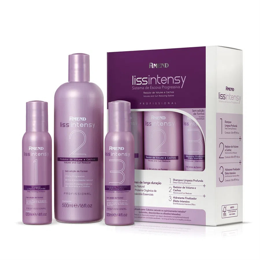 Amend Liss Intensy Kit Volume and Curls Reducing System, Amend