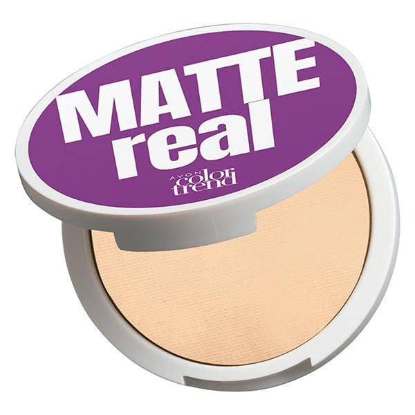 Avon Color Trend Compact Powder Matte fps 10 Bege Claro