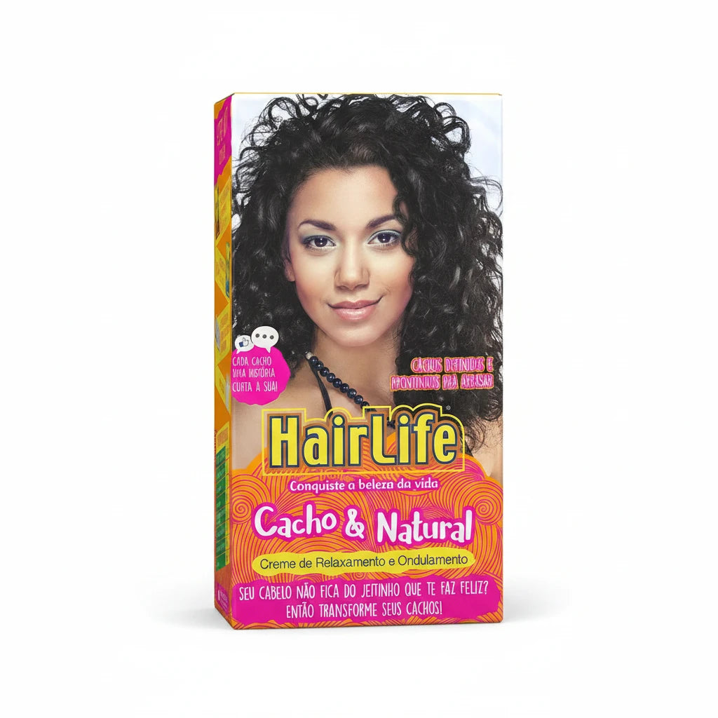 Creme de Relaxamento e Ondulamento Cacho e Natural HairLife - 180g