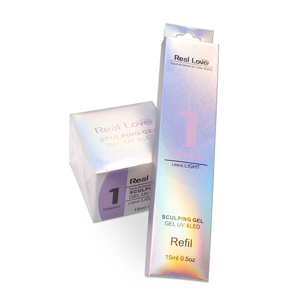 Kit Especial Gel de Alongamento para Unhas - Linha Light -15ml + Refil 15ml