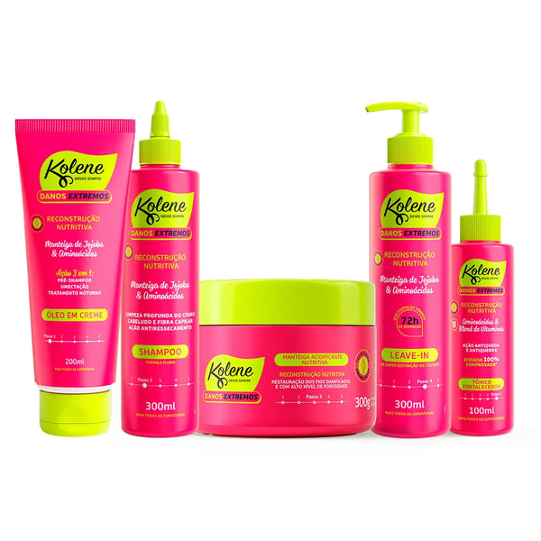 Kolene Extreme Damage Nutritive Reconstruction Kit - 5 Units