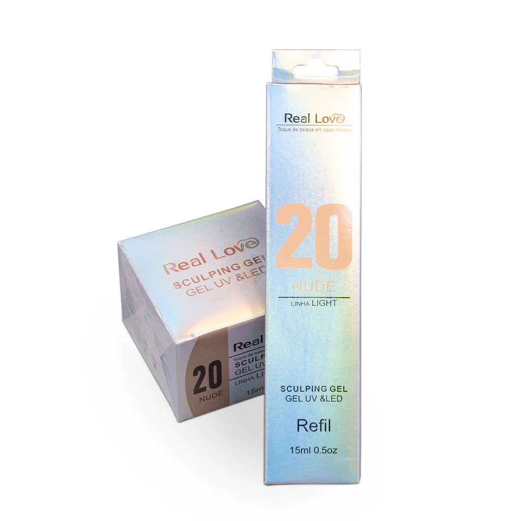 Kit Especial Gel de Alongamento para Unhas - Linha Light -15ml + Refil 15ml