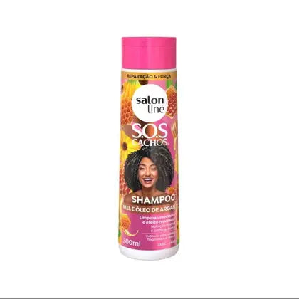 Salon Line SOS Curls Honey and Argan Oil Shampoo 300ml