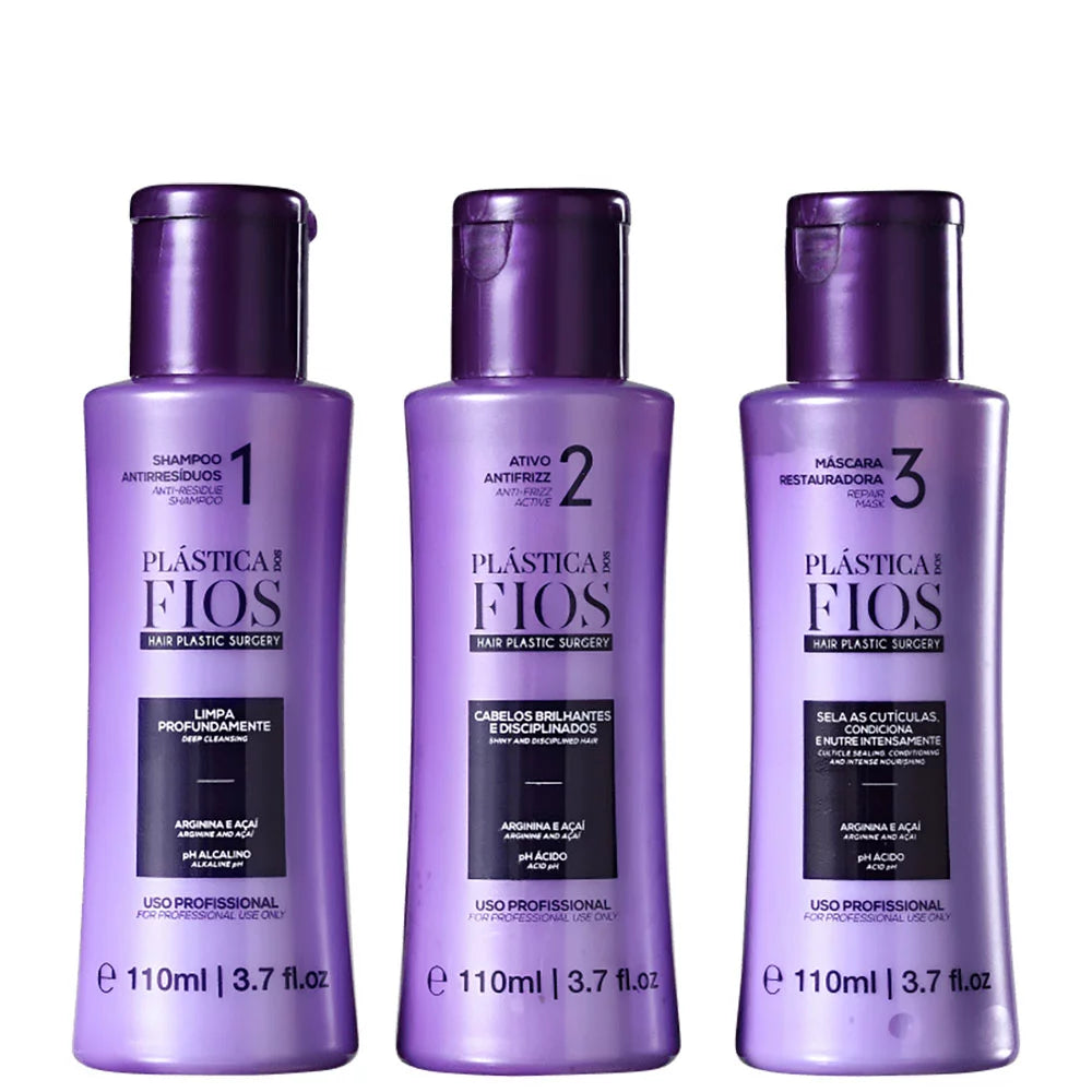 Kit Cadiveu Professional Plástica dos Fios Alinhamento Mini (3 Produtos) - 110ml cada