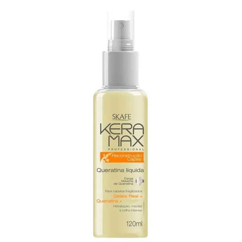 Queratina Líquida Reconstrutora Skafe Keramax - 120ml