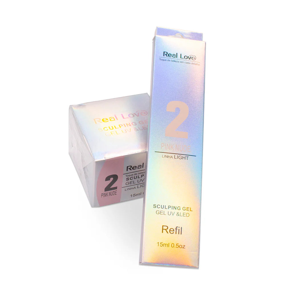 Kit Especial Gel de Alongamento para Unhas - Linha Light -15ml + Refil 15ml